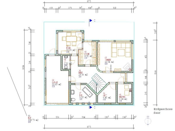 Haus Saar Beispiele Schalungssteine / Schalsteine / Schalsteinhaus