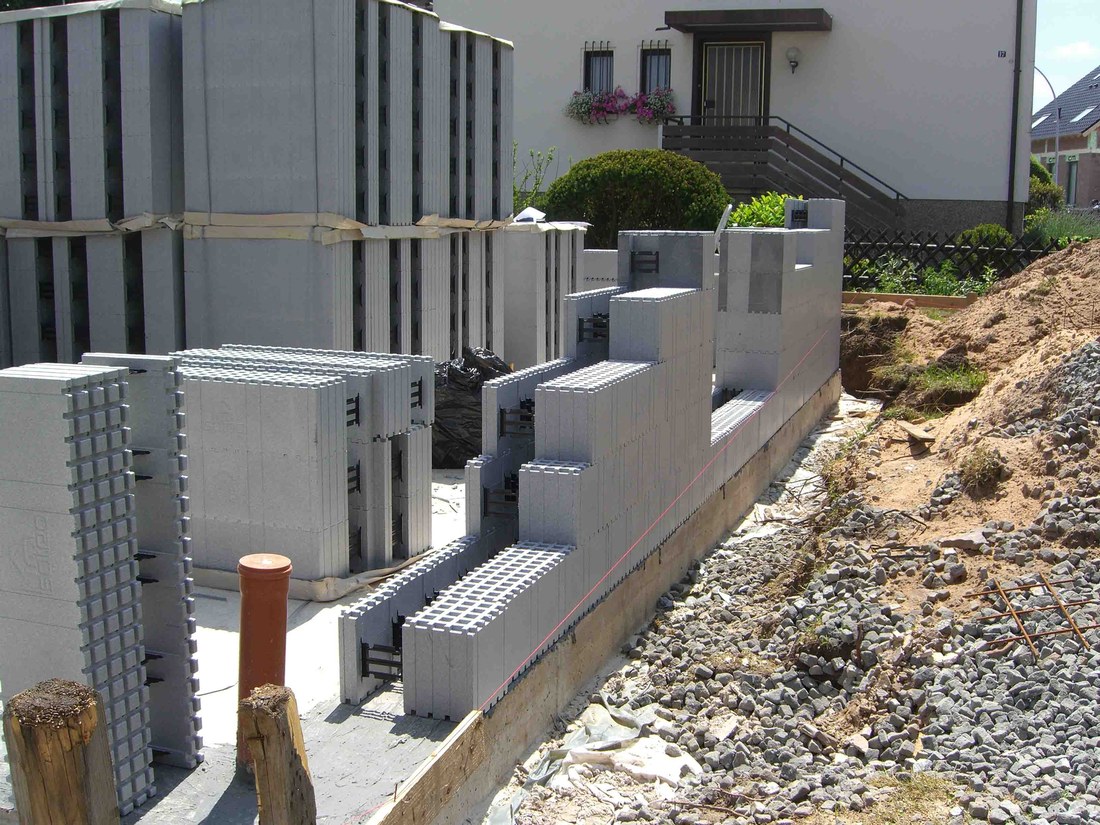 Passivhaus erste Schichten 1