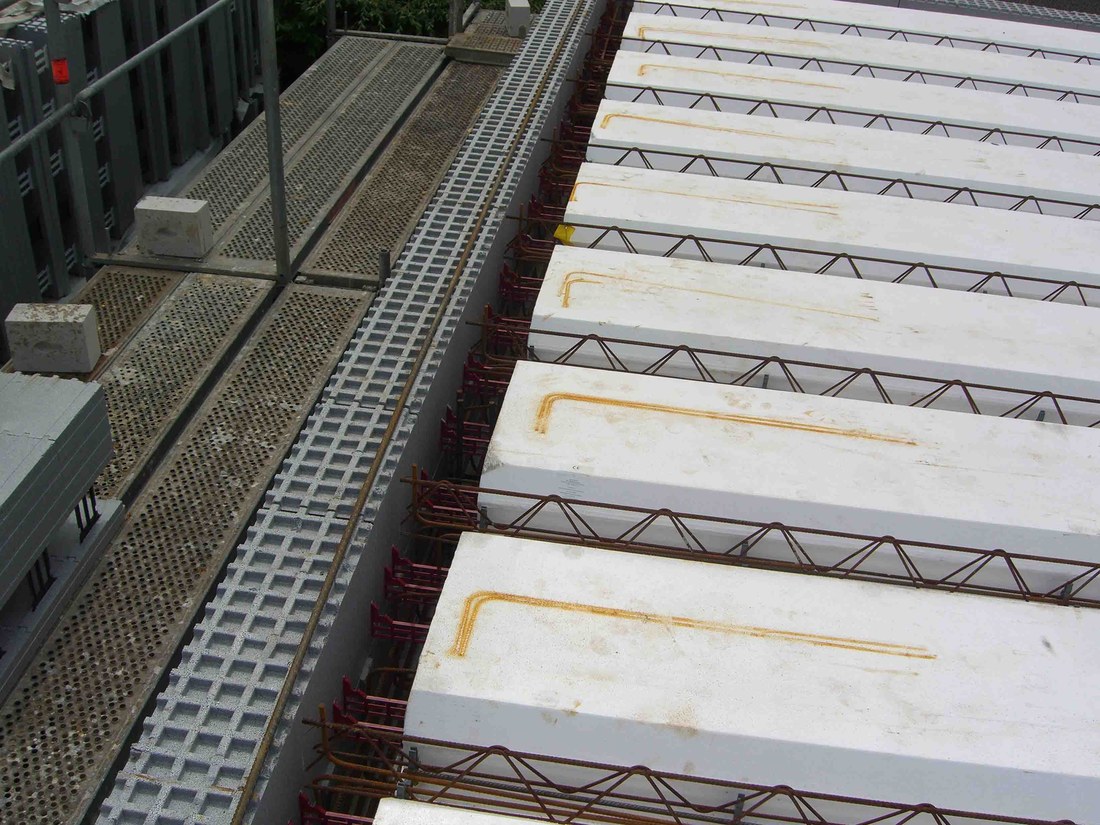 Passivhaus, Styropordecke