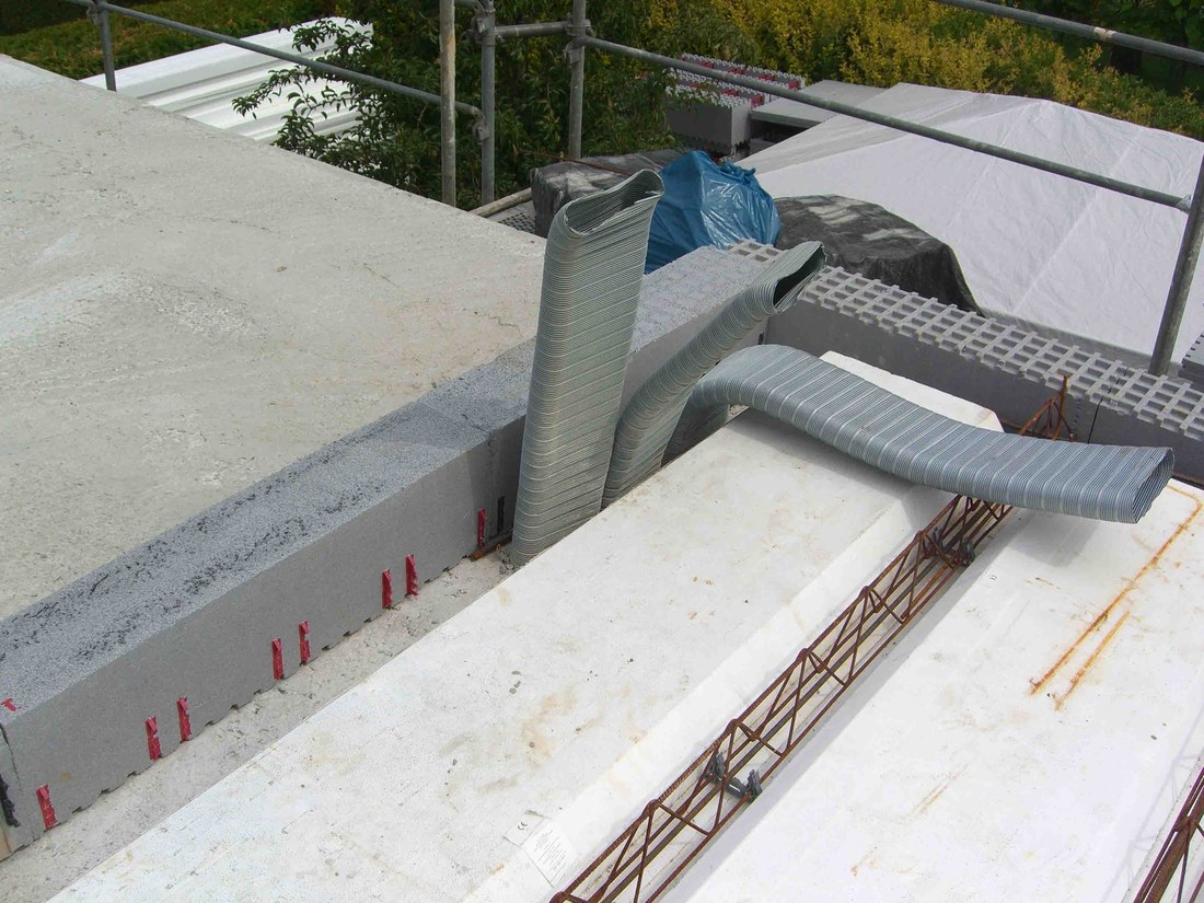 Styropordecke Lüftungsanlage