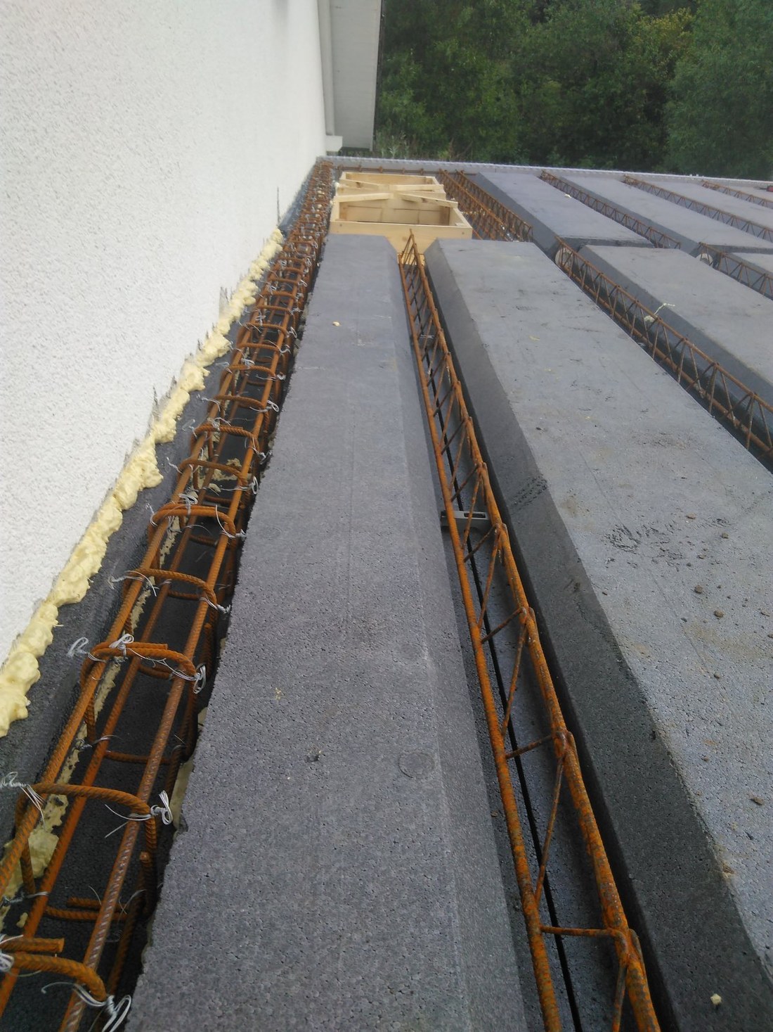 Styropordecke mit Ringanker